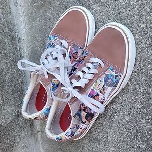 Vans X Disney 100 old skool scrapbook leather sneakers * Limited Edition